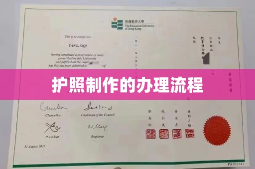 驿城护照制作的办理流程