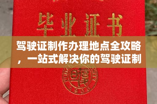 驿城驾驶证制作办理地点全攻略，一站式解决你的驾驶证制作需求