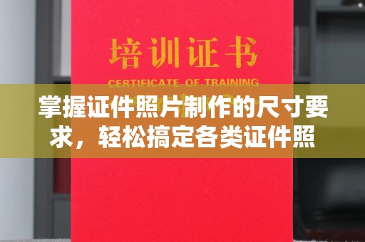 驿城掌握证件照片制作的尺寸要求，轻松搞定各类证件照