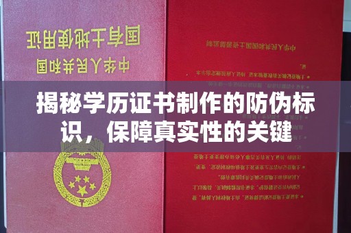 驿城揭秘学历证书制作的防伪标识，保障真实性的关键
